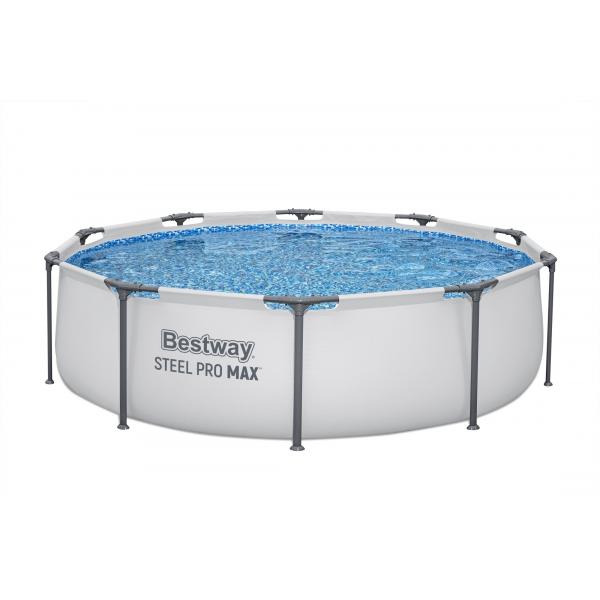 PISCINA TONDA BW STEEL PRO D.305 H.76 C/POMPA 56408