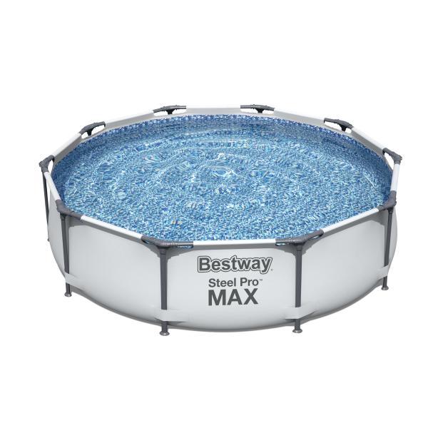 PISCINA TONDA BW STEEL PRO D.305 H.76 C/POMPA 56408