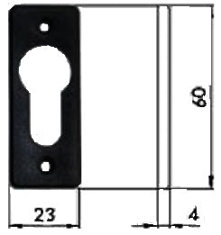 CISA 06012-01 BORCHIA NYLON X CILINDROEUROPEO