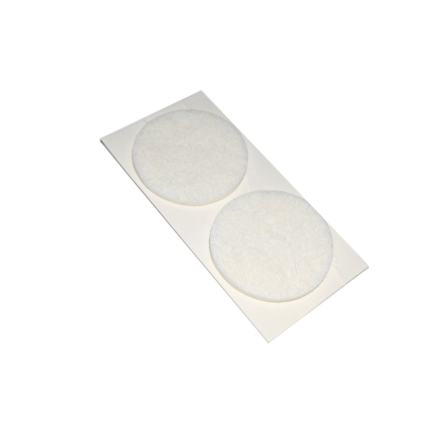Feltrini adesivi tondi 40 mm. - bianco - 2 pz.