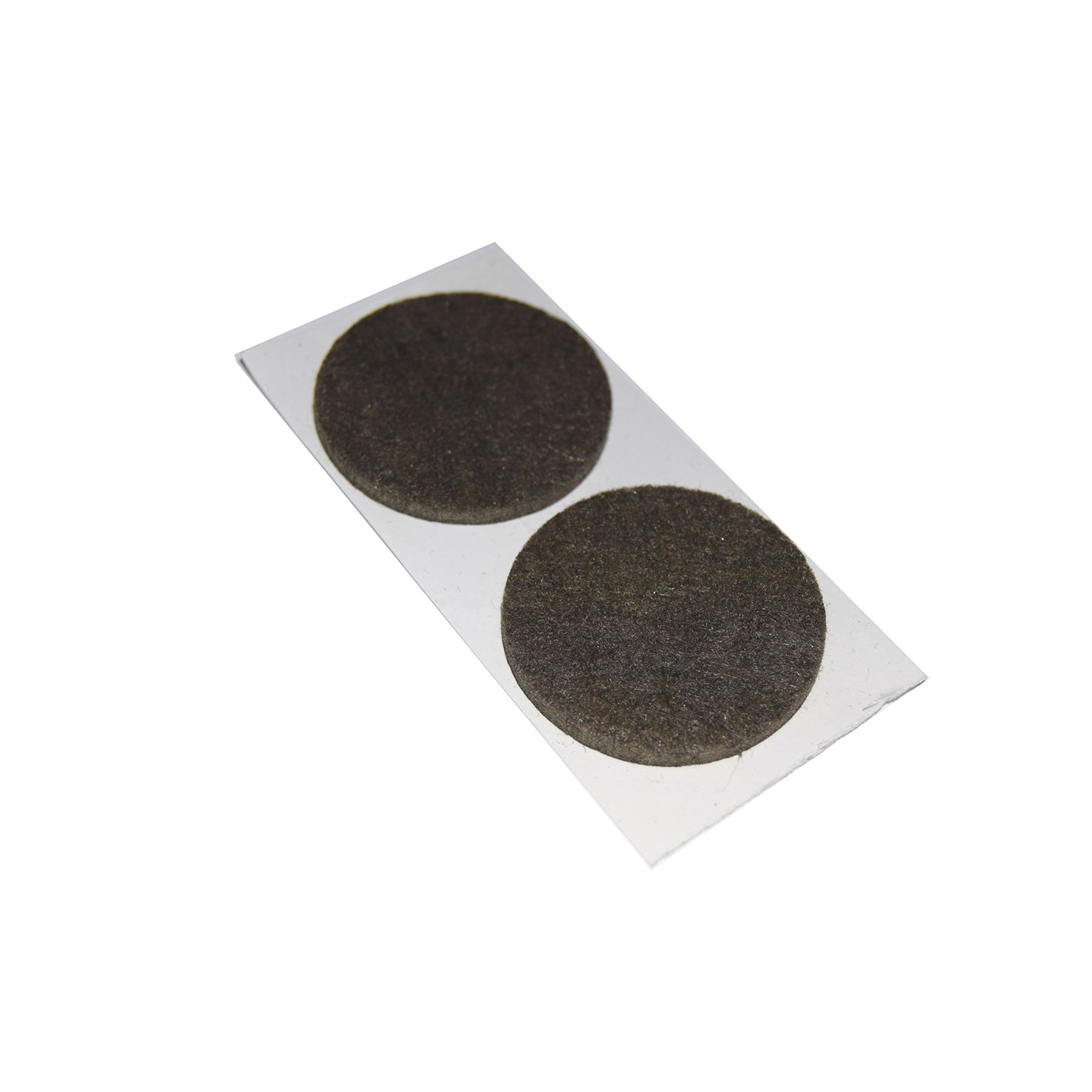 Feltrini adesivi tondi 50 mm. - marrone - 2 pz.