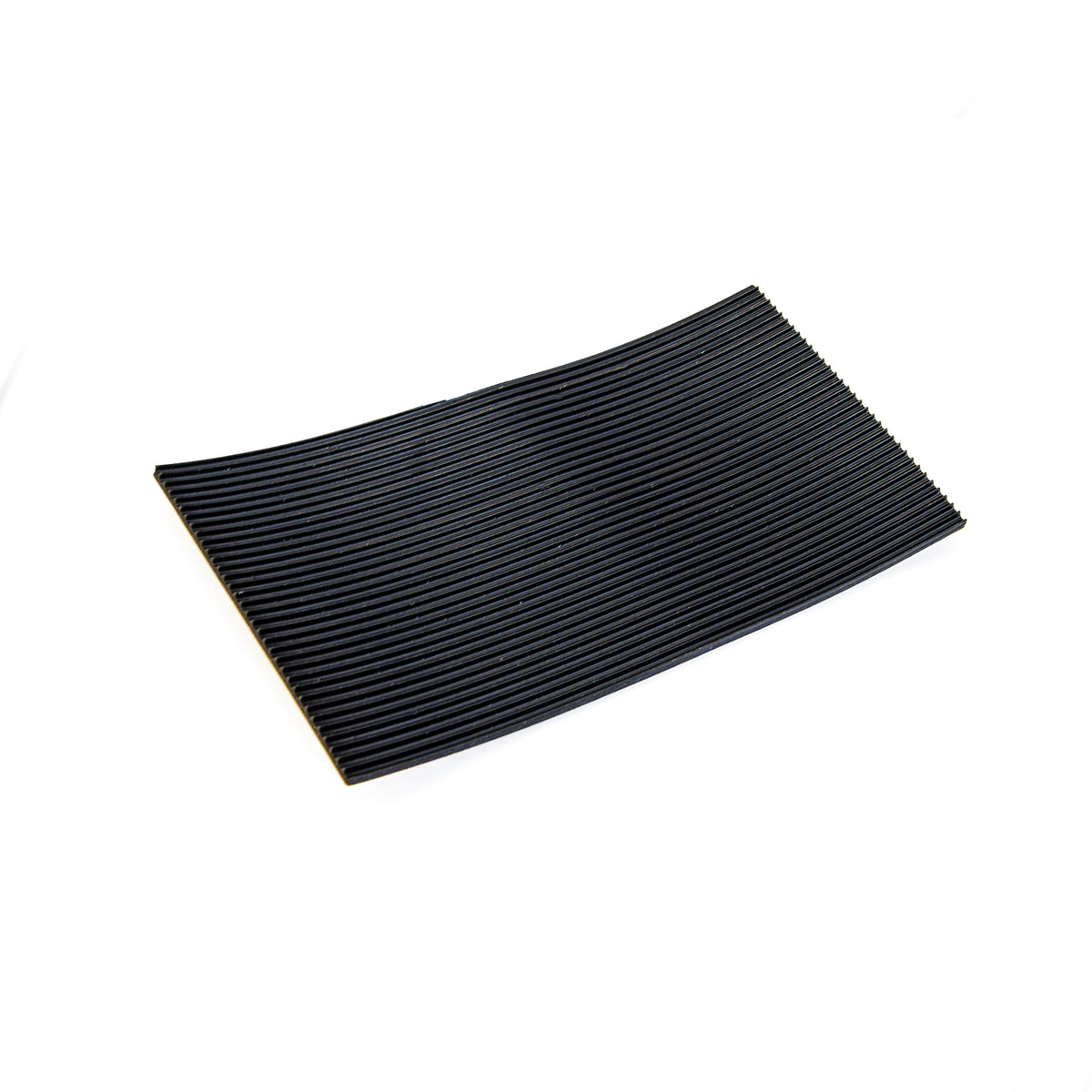 Antiscivolo antivibrazione in gomma 100x200 mm. spessore 2,5 mm. nero