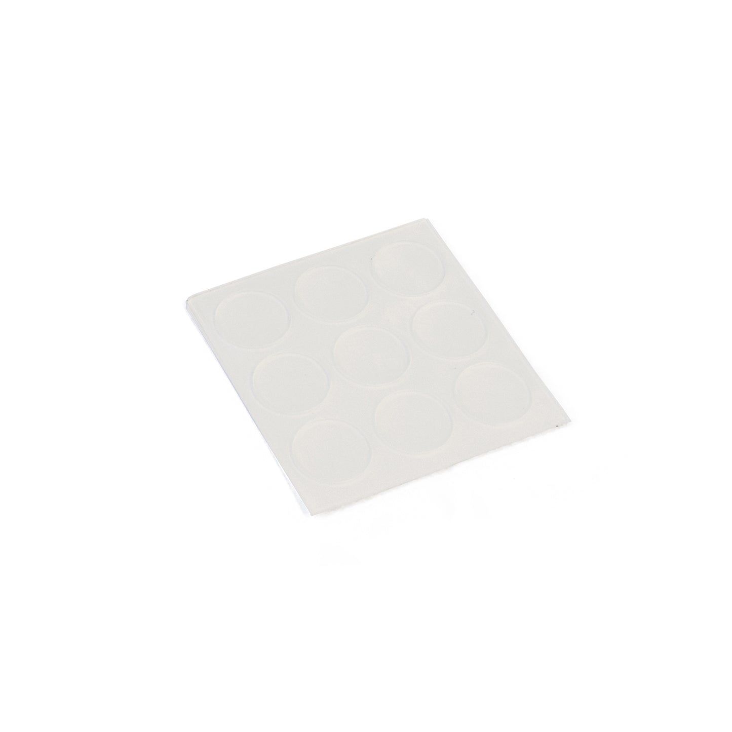 Paracolpi adesivi tondi trasparenti 18 mm. - spessore 1 mm. - 9 pz.