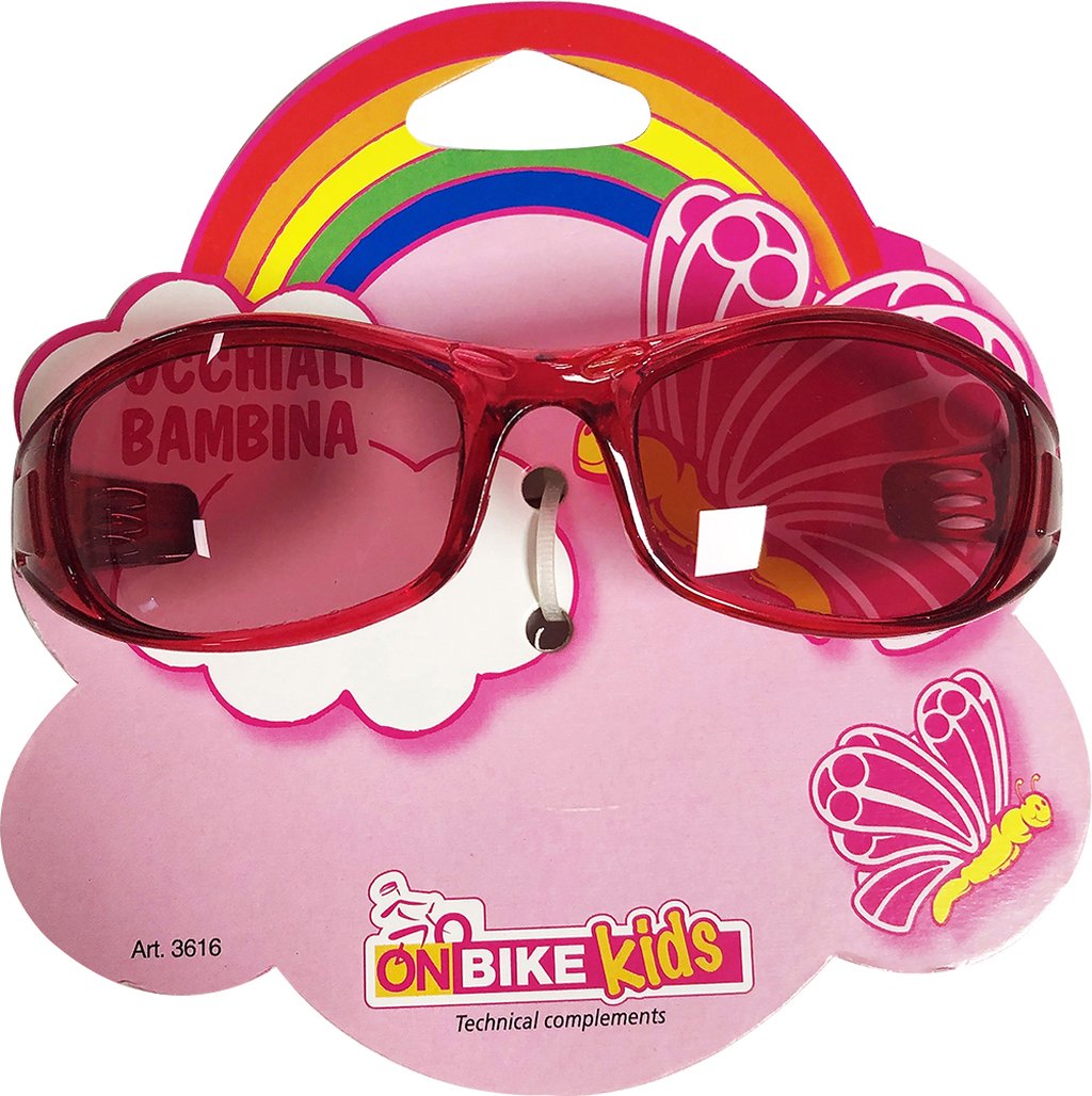 ON BIKE Occhiali Bimba Kids Con Filtro UV Per Bici