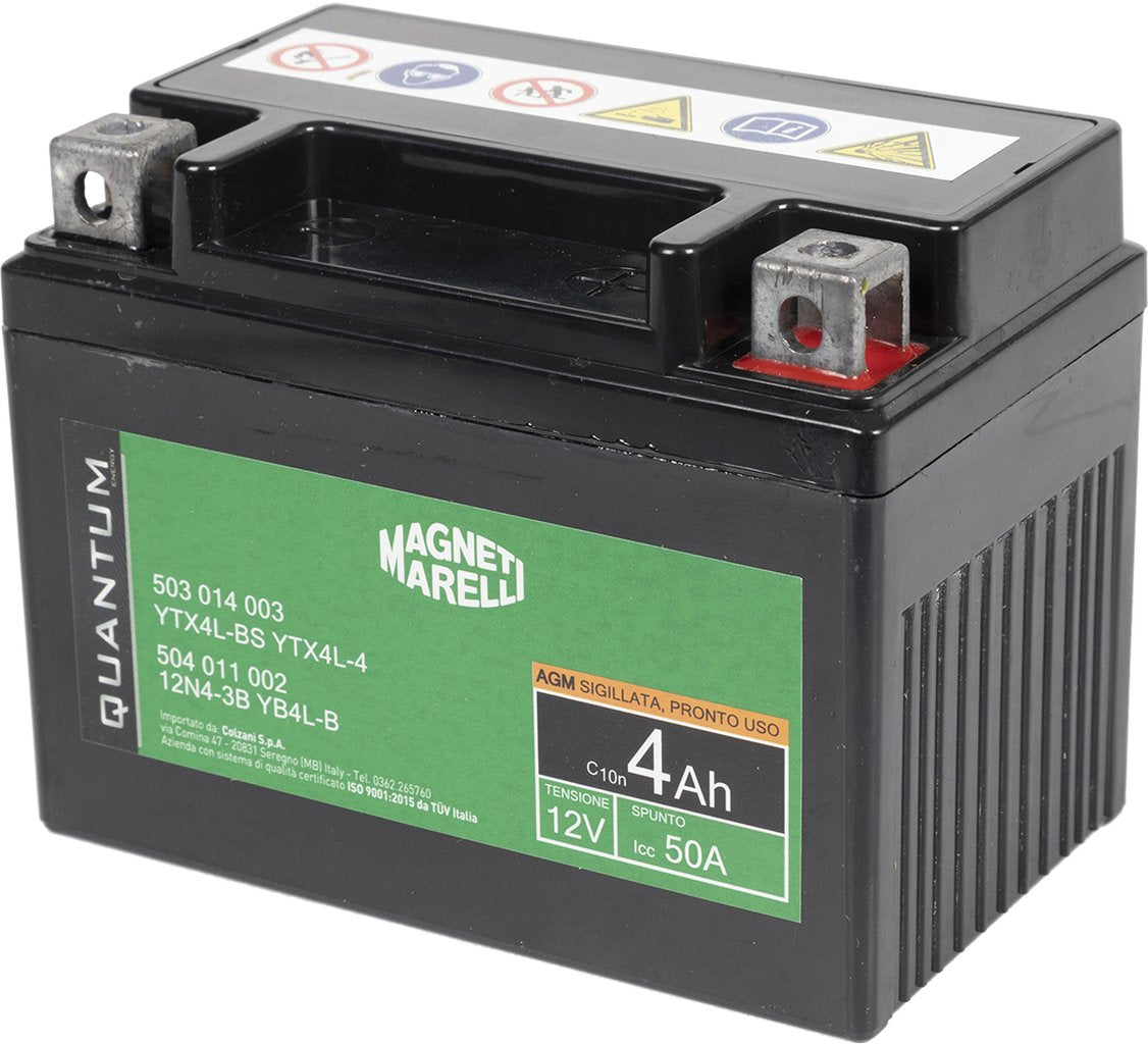 Magneti Marelli Batteria Quantum 4Ah AGM Per Moto