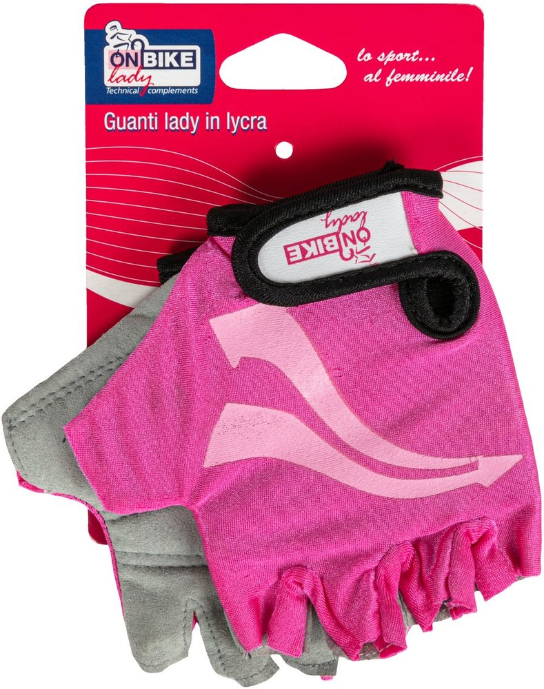ON BIKE Guanti Bici Mezzedita Donna Comfort E Presa Sicura