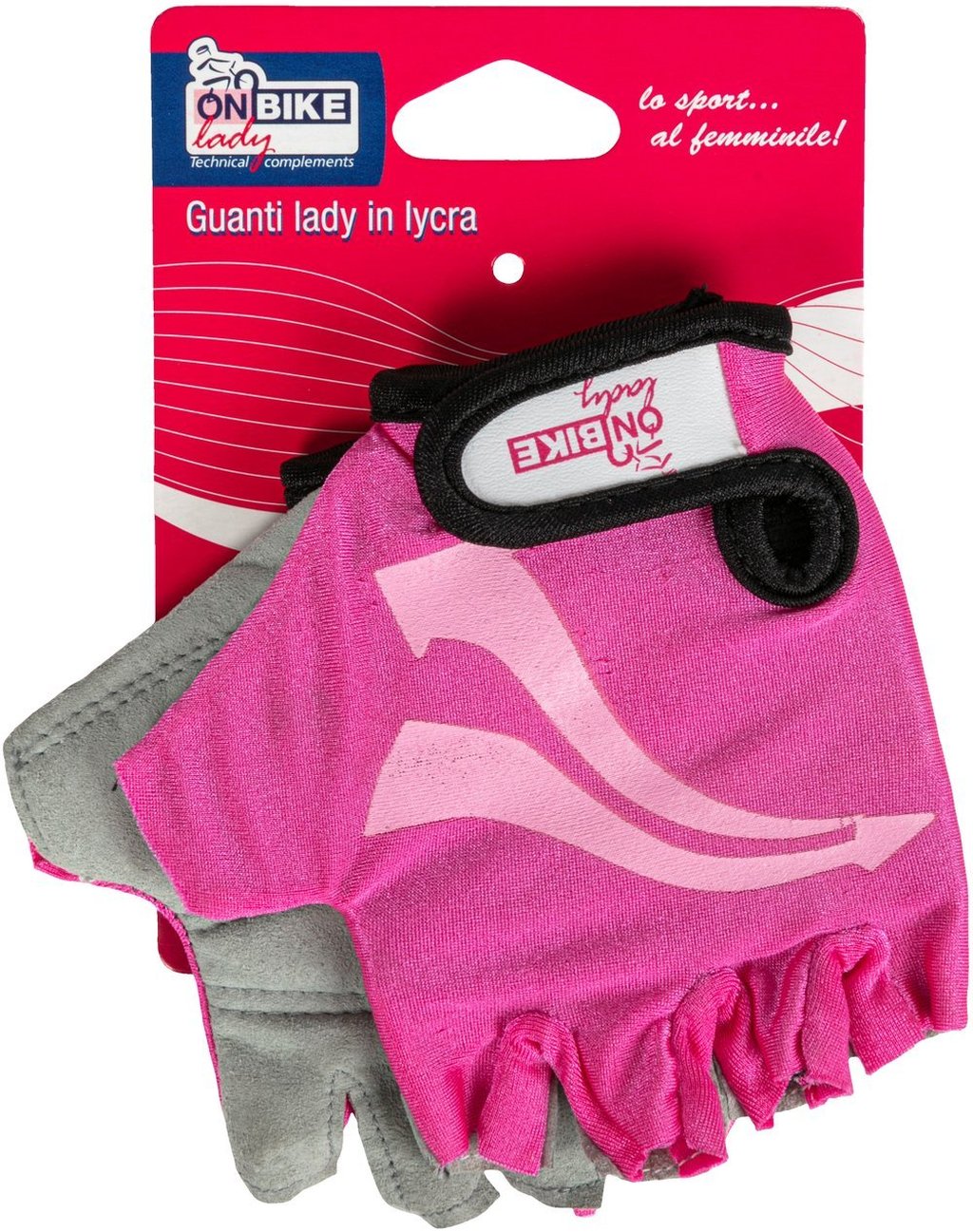 ON BIKE Guanti Per Ciclo Onbike Lady Bici Mezzedita Donna Traspiranti Auto