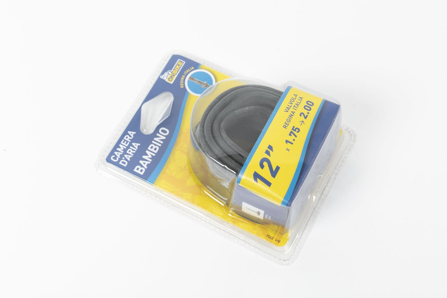ON BIKE Camera d?Aria Bici 12" x 1.75 - 1.90 ? E.T.R.T.O. 47-203, Valvola