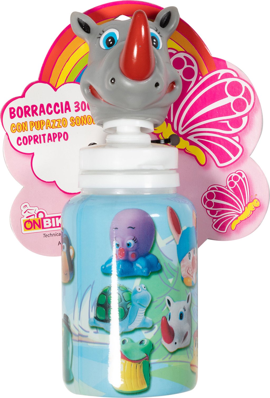 ON BIKE Borraccia 300cc Bimba Con Copritappo Sonoro