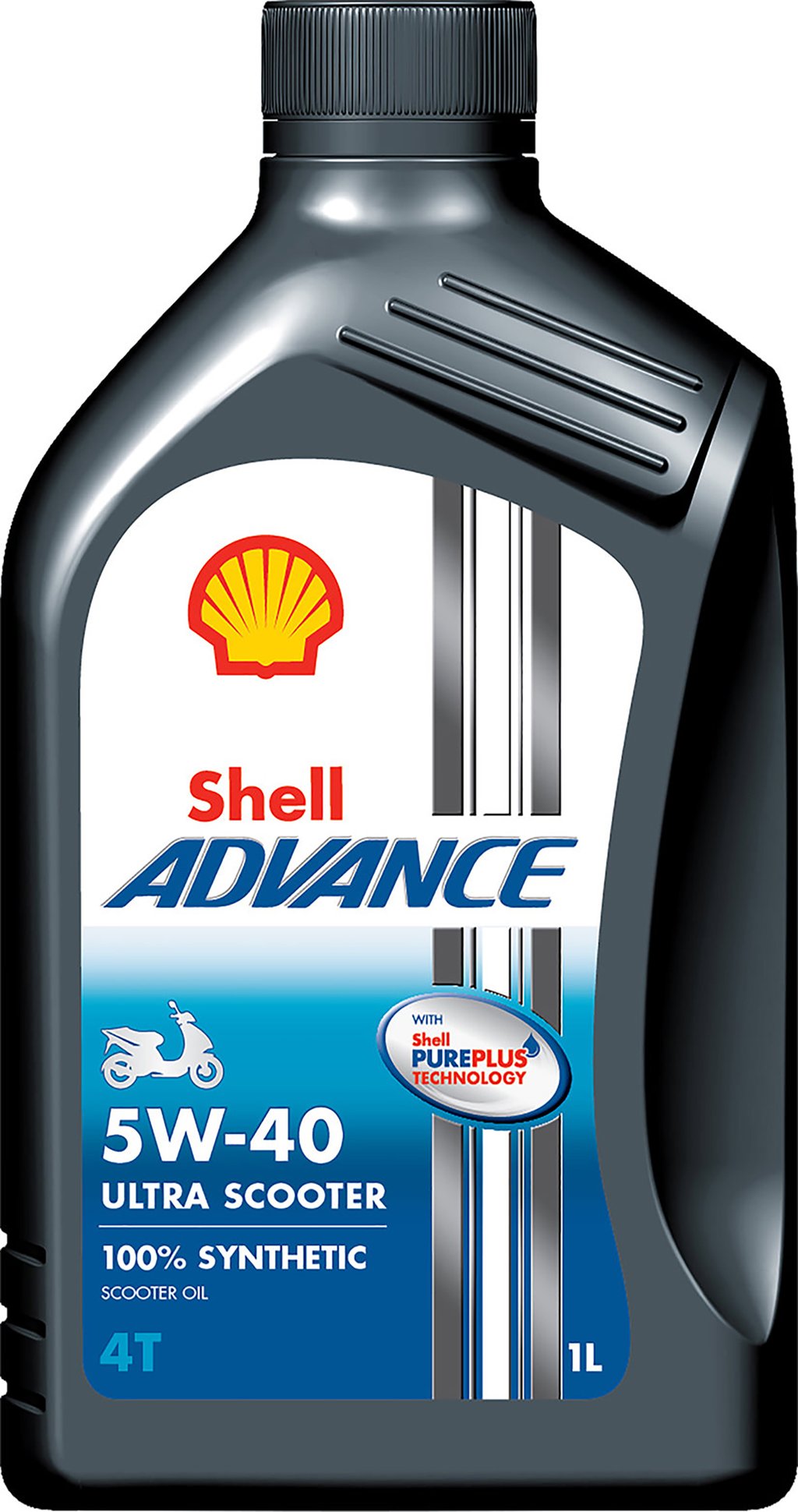 SHELL Olio Scooter Advance Ultra 4T lubrificante sintetico 1L 5W40