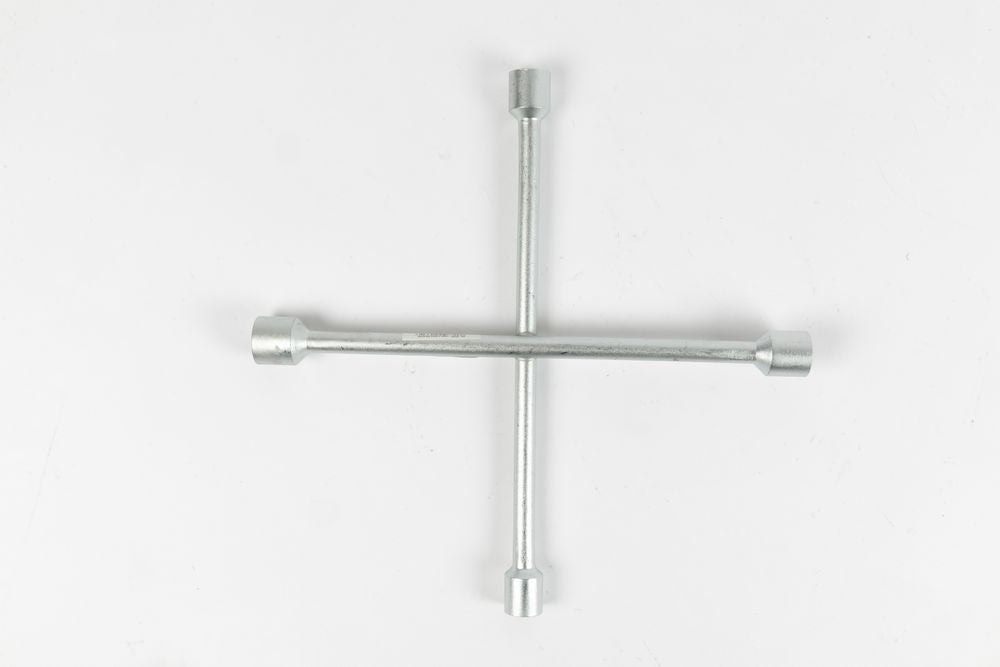 Chiave per ruota a croce in acciaio resistente 14"=36 cm