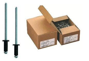 RIVETTI ALLUMINIO NERO 3,4X 9