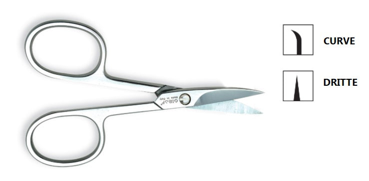 FORBICI LAVORO MANICURE/UNGHIE MM.90 DRITTE BLS