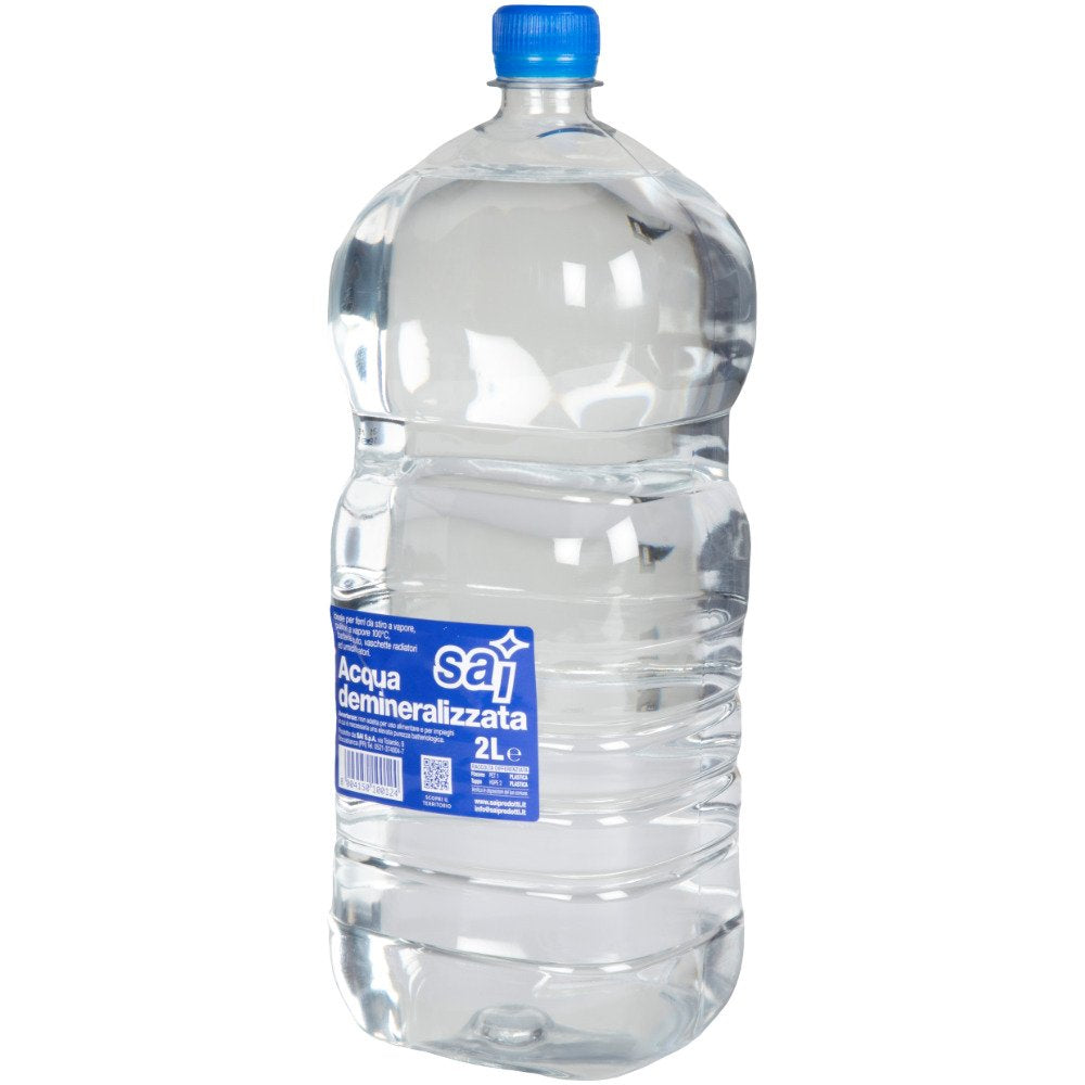START Acqua Demineralizzata 2L , pura e senza minerali, ideale per batterie