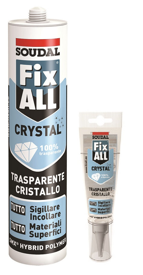 SOUDAL SIGILLANTE FIX ALL CRYSTAL TRASP.ML.125