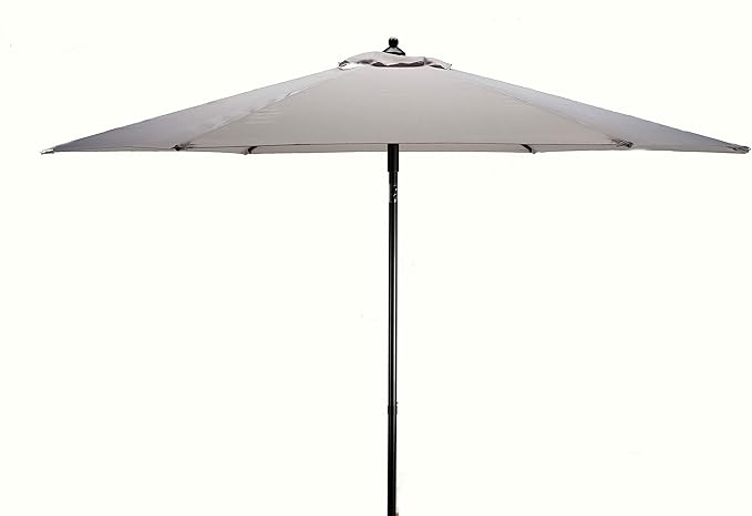 Garden Friend Ombrellone Push up 2x3x2,48h m grigio struttura in acciao