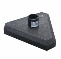 BASE X COLONNINE PLAST.-C/CEMENTO COL.NERO MADE IN ITALY