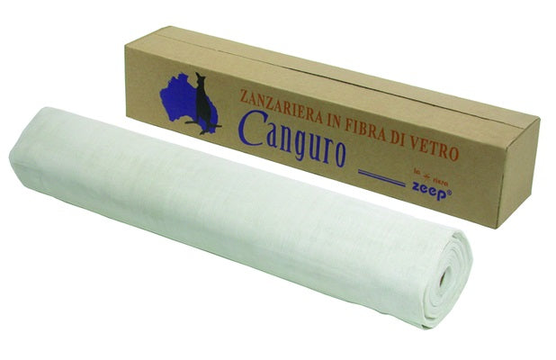 ZANZARIERA FIBRA VETRO 18/16 ML50 BIANCAH.0,80