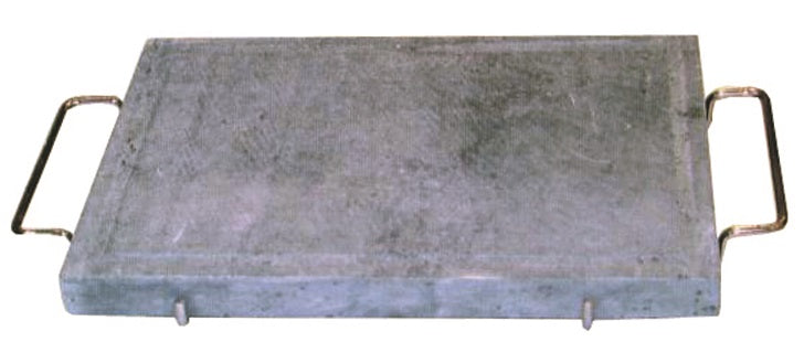 PIETRA OLLARE CM.25X35X2,5 C/TELAIO CROMATO -SCATOLATA