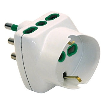 FME-ADATT.TRIPLO SPINA 16A SCHUKO BIPASSO ART.82240