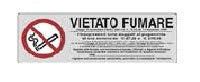 ETICHETTA ADESIVA 15X5 VIETATO FUMARE confezione da PEZZI 10