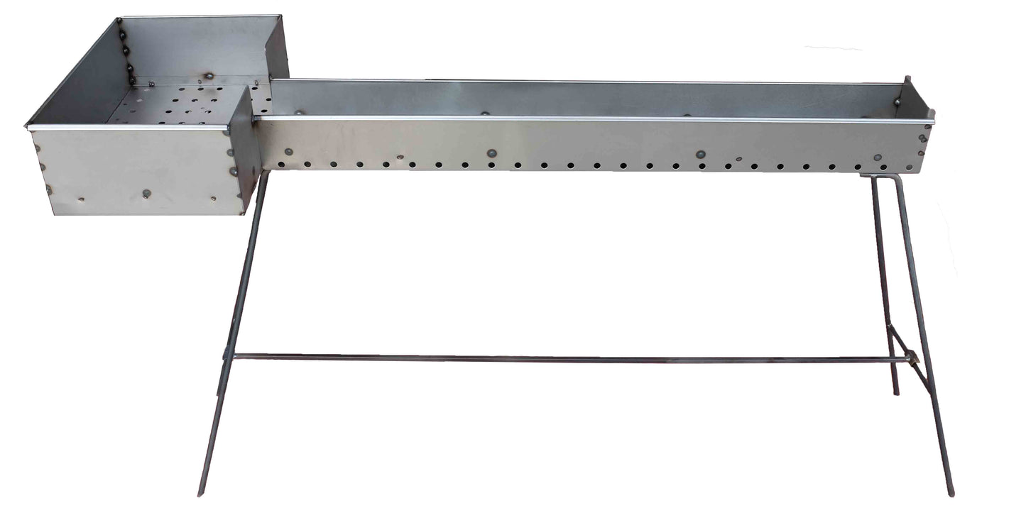 FORNACELLA FERRO C/TESTA CM.100 H.87 X ARROSTICINI