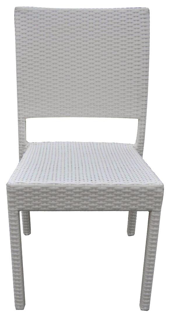 SEDIA PE KING BIANCA S/BRACCIOLI CM.47X57X91
