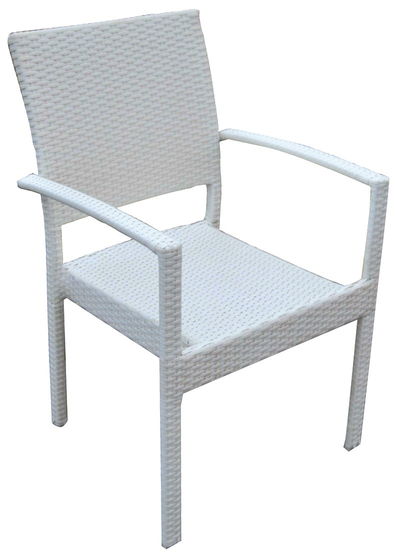 SEDIA PE KING BIANCA C/BRACCIOLI CM.56X60 H. 92
