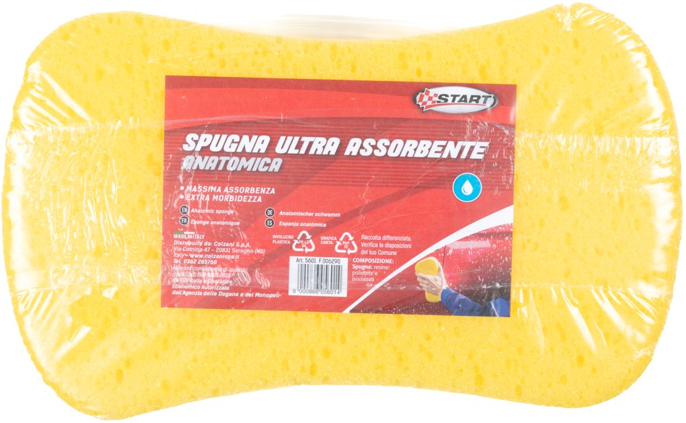 START Spugna auto modello anatomico Accessorio Originale Uso Quotidiano