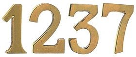 NUMERO CIVICO OTT.LUC. 50MM: NUMERO 2 C/PIOLI