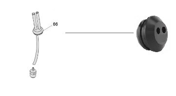 RIC. EXCEL 25,4cc GUARNIZIONE TUBO CARB.N.66 PER CDF04535 -