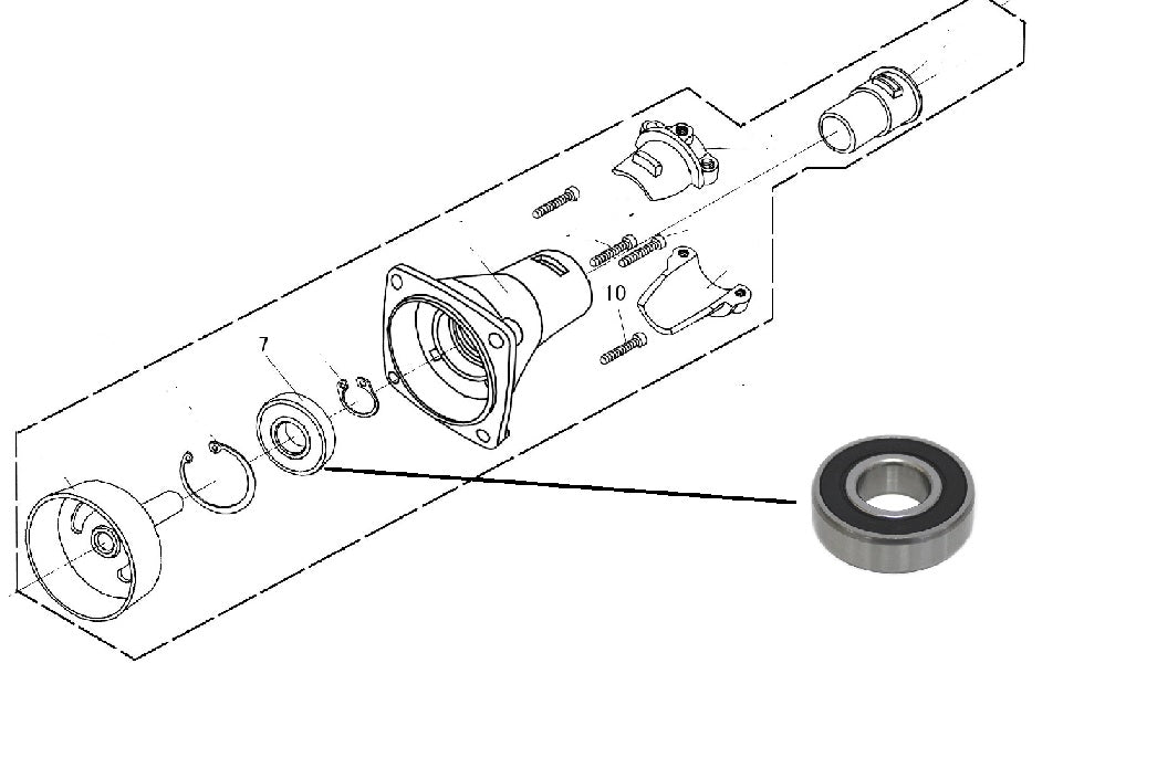 RIC. EXCEL 25,4cc CUSCINETTO A SFERA N.7PER CDF04535 - lotto