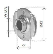 BOLIS CUSCINETTO X SUPP.TAPPAR.SFERA TONDO MM.42 ART.1098/T