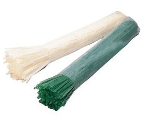 RAFIA COLORE AVORIO IN SPEZZONI DA 120CM.(200 gr.CIRCA)