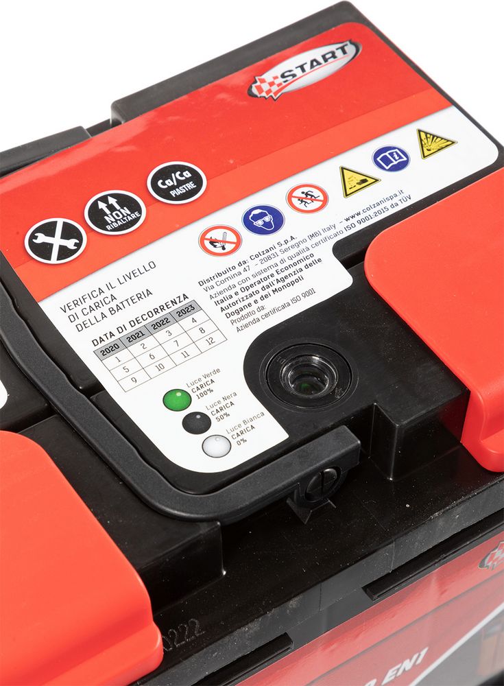 START Batteria Auto 50AH 12V 450A polo positivo destro Casetta L1 Originale