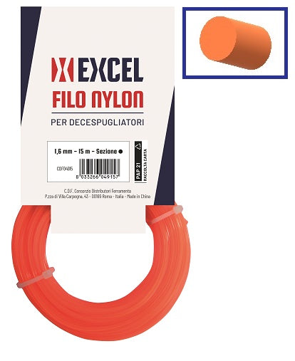 FILO X DECESP. EXCEL TONDO MM.2,4X 15MT.