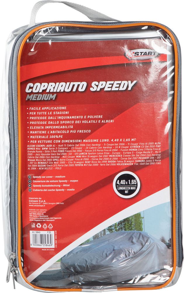START Copriauto Speedy Medium lunghezza 4 40 mt larghezza 1 65 Originale