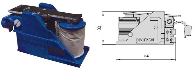 CISA 07120-001 DX BOBINE 12V.X ELETTROS.DAL 2005 (BLU)