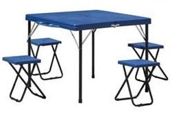SET PICNIC CM.85,5X 85 + 4 SEDIE