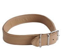 PET COLLARE FINTO CUOIO CUCITO CM.60 MM.30