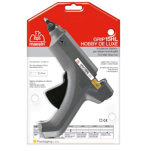 PISTOLA INCOLLATRICE MAESTRI 40W GRIP15HL HOBBY DE LUXE