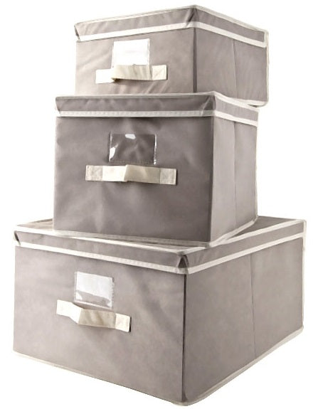 SCATOLA GUARDAROBA XTRA' TNT CM.30X30 H.19 C/MANIGLIA