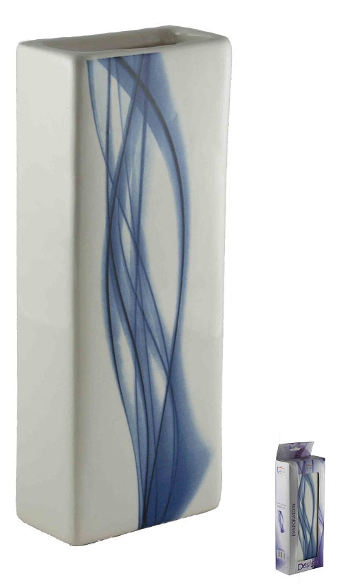 UMIDIFICATORE CERAMICA XTRA' RETTANGOLARE DECORO BLU