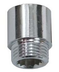 IDRO PROLUNGA RID. OTTONE CROMATO M 3/8 + F 1/2 A6100