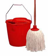 MOP SET COMPLETO C/SECCHIO LT.12
