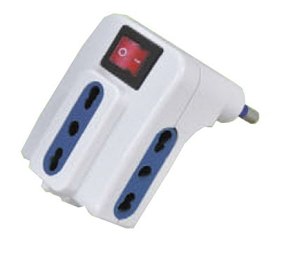 SYNTESY ADATTATORE TRIPLO BIPASSO 16A C/INTER.