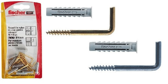 APPENDIQUADRI SX PLUS 4 GK C/GANCIO OTTONATO BLS. 10 PZ. ART