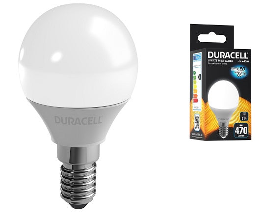 DURACELL LED SFERA 4000K E14 3W 250lm