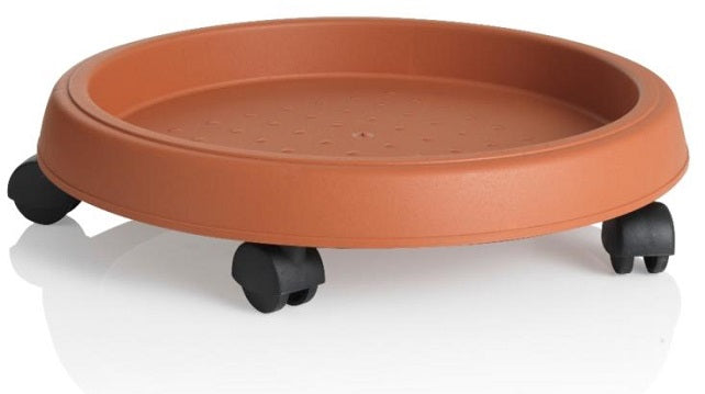 BAMA SOTTOVASO TONDO TERRACOTTA C/RUOTECM.35