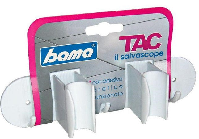 BAMA PORTASCOPA ADESIVO TAC 2 POSTI COL.ASS.